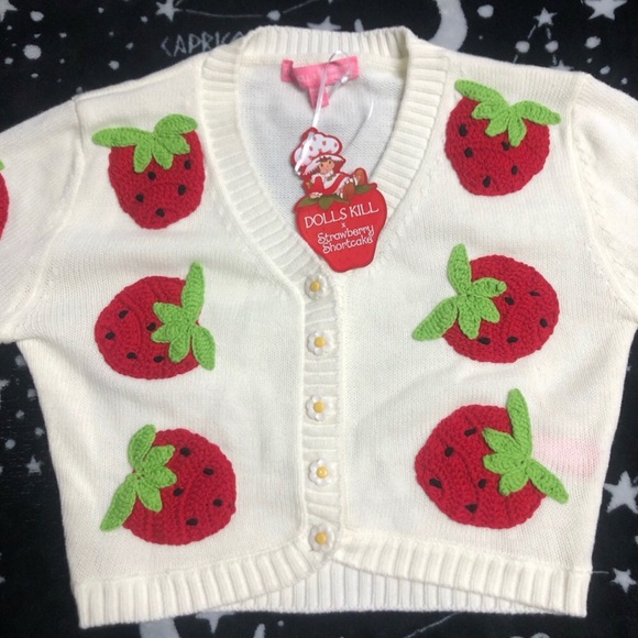 Dolls Kill Picked With Love Knit Cardi - Picture 2 of 7